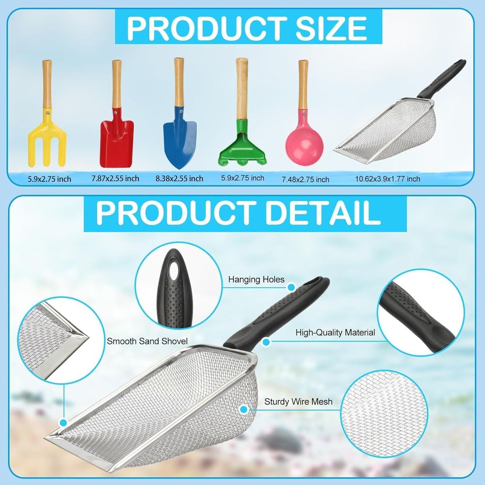 Collapsible Sand Toys Set for  - огляд і ціна Gardening Tools Kids Set