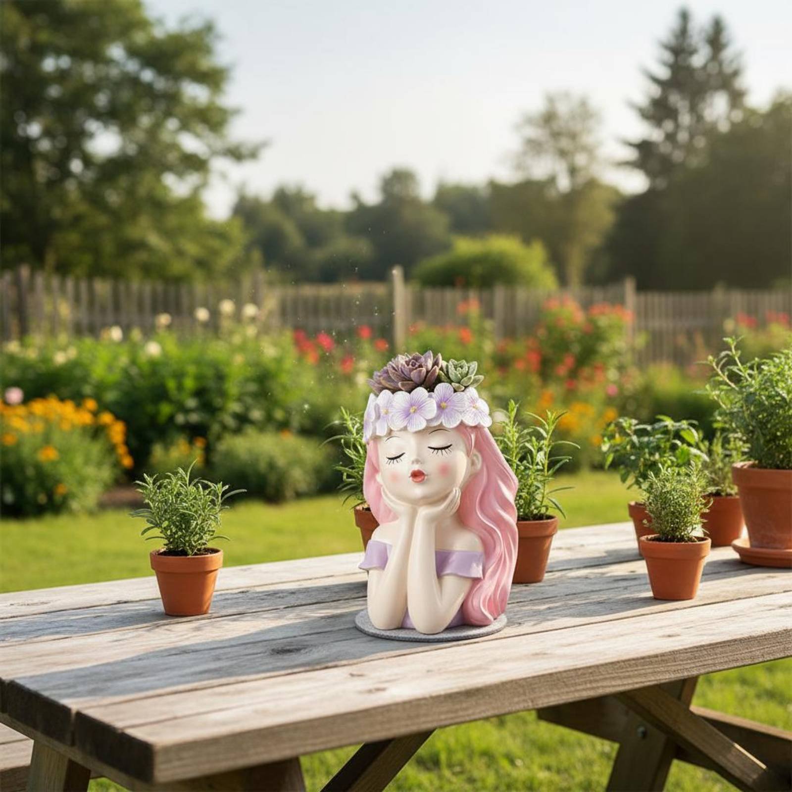 Fairy Plant Pot Creative Desig - огляд і ціна Gardening Tools Cute