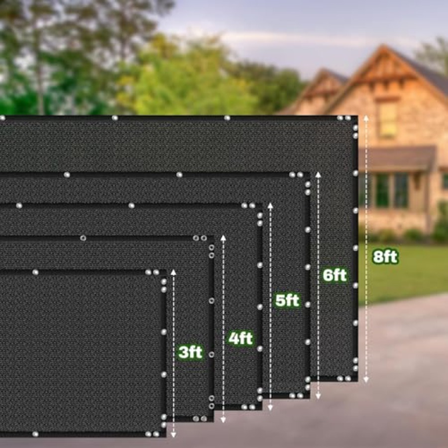 Privacy Screen Fence 4Feet x 5 - огляд і ціна Garden Netting Cover