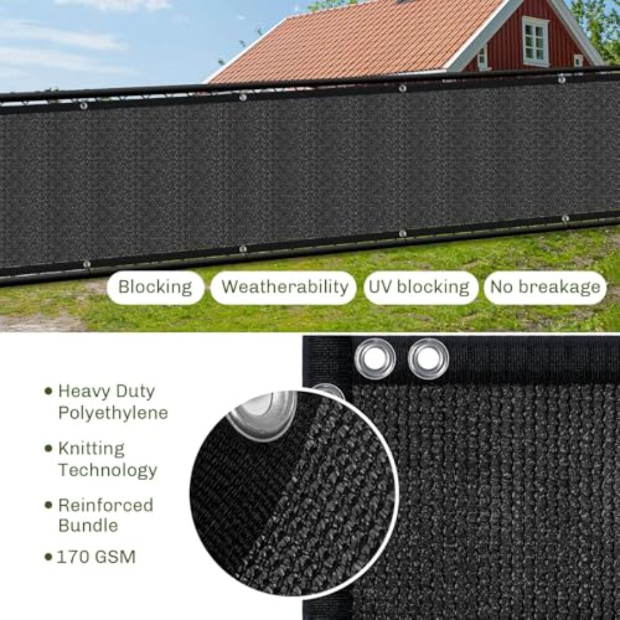 Privacy Screen Fence 4Feet x 5 - огляд і ціна Garden Netting Cover
