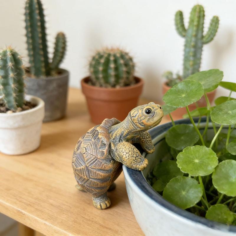 Tortoise Figure Plant Pot Hang - огляд і ціна Gardening Tools Cute