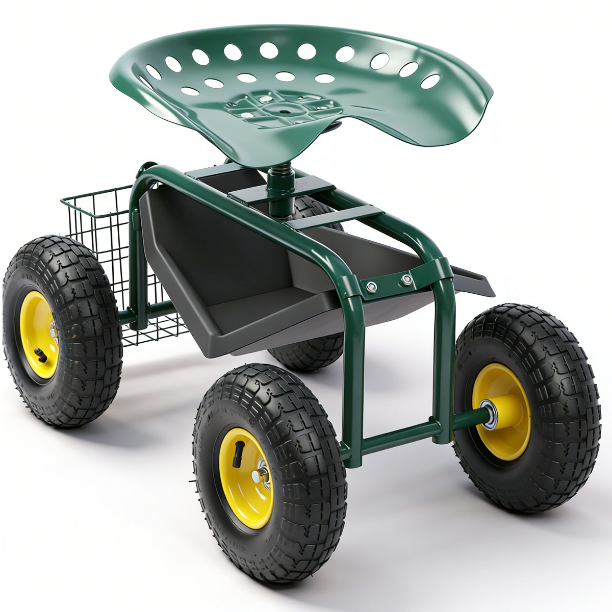 Garden Seat with Wheels, Rolli - огляд і ціна Gardening Tools Basket