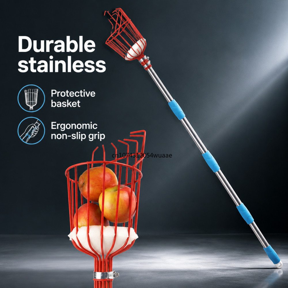 1Set  Fruit Picker, Adjustable - огляд і ціна Gardening Tools Basket