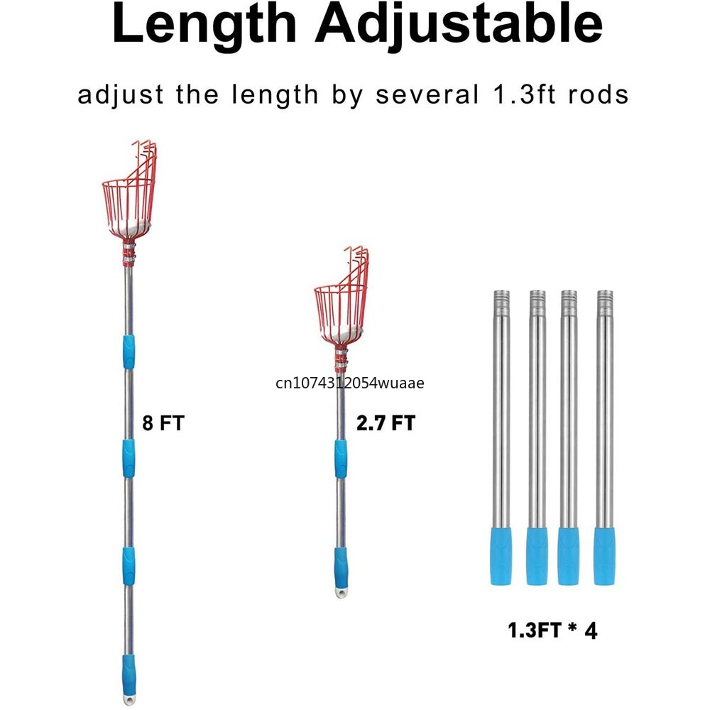1Set  Fruit Picker, Adjustable - огляд і ціна Gardening Tools Basket