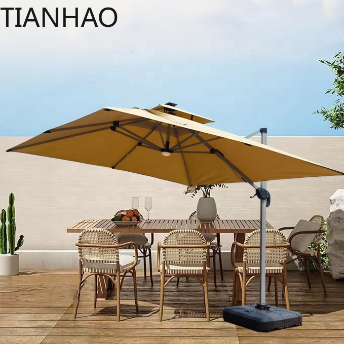 Large cantilevered parasol 3 * - огляд і ціна Gardening Tools Logo