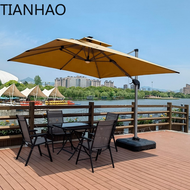 Large cantilevered parasol 3 * - огляд і ціна Gardening Tools Logo