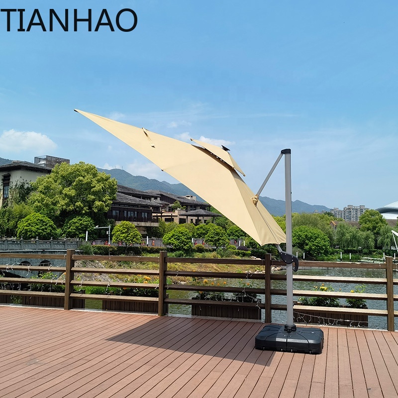 Large cantilevered parasol 3 * - огляд і ціна Gardening Tools Logo